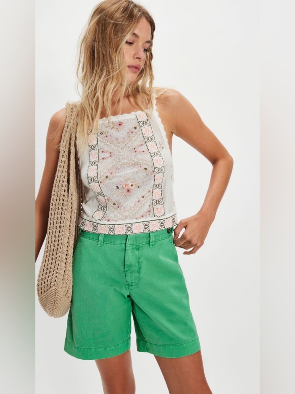 Free People Riverside Bermuda shorts
